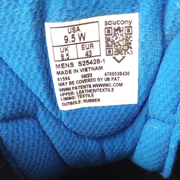 Saucony Grid Raptor TR Trail Running Shoes, Men Size 9.5 W - Picture 9 of 10